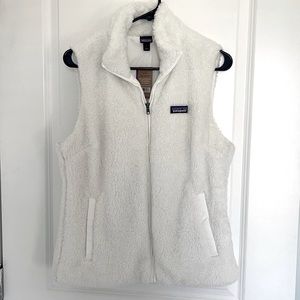 NWT Patagonia Fuzzy White Los Gatos Vest Size Large